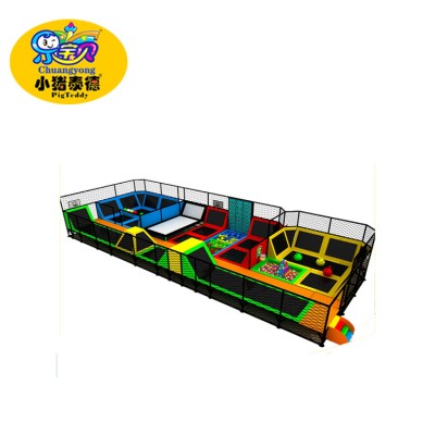 New outdoor trampoline park kids fun equipment from China manufacture